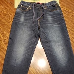 Arizona Cuffed Ankle Blue Jeans